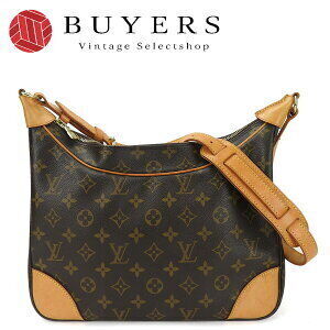 Louis Vuitton Shoulder Botie Monogram Canvas Brown Bag Leather